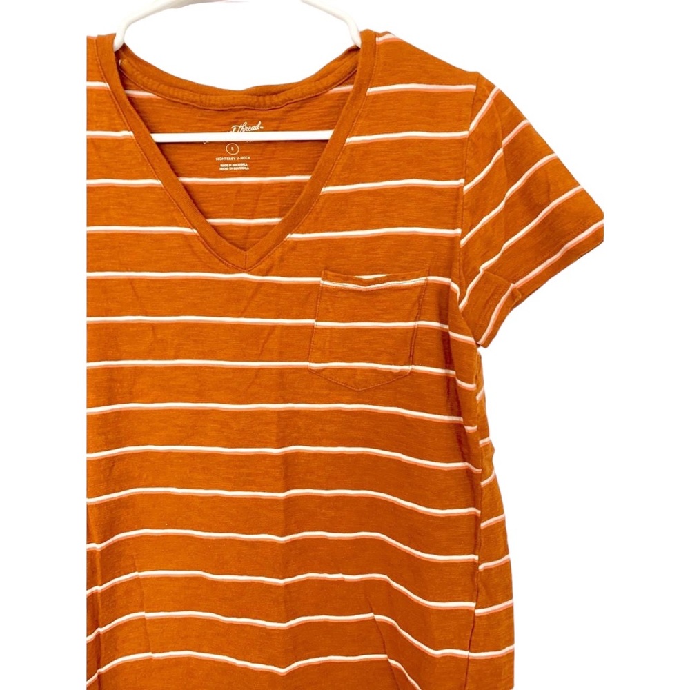 Striped 100% Cotton T-Shirt